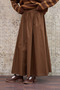 Bitter Brown Balloon Skirt - 5