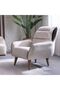 Elora 1 Seater Fabric Sofa - Beige, Stylish Wood Frame, Comfortable Seating, 2 Year Warranty - 7