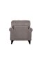 Bradley 1-Seater Fabric Sofa - Onyx Grey, Solid Wood Frame, 2-Year Warranty, Stylish Comfort - 5