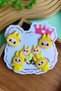 6 Pieces of Buckles with Labubu Figure (4 Pieces of Rubber - 2 Pieces of Pin Buckles) - 8