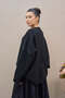 Black Knitwear Casual Sweater - 5