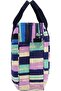 Laptop Bag, 15.6" Padded Sleeve, Water-Resistant Nylon, Organizer Pockets KP026 (MULTI COLOR STRIPS) - 4