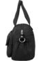 Mini Satchel Crossbody, High-Grade Nylon, Zip-Top, Dual Front Pockets, Detachable BSD-KP034 BLACK - 2