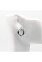Mesh Design Threaded 316L Stainless & Tarnish-Free Steel Earrings Pair - 7