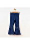 Spanish Long Trousers Bow Girl's Extra Flexible Twill Luxury Leggings - 2
