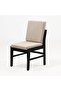 Leeds 1+8 Wooden Dining Set - Solid Wood Dining Table & 8 Chairs - Black/Beige - Multi Color - 6