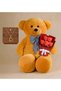 Romantic Surprise Set – 90 cm Plush Toy + Plush Bouquet + 24 Karat Necklace