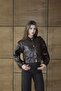 Women's Shirt Collar Epaulet Detailed Premium Leather Jacket - 3