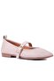 - Silver Color Genuine Leather Women's Ballerinas 261-25by1425057 - 2