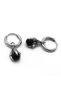 Dragon Claw Design Zircon Stone Hoop Piercing 316L Stainless&Non Tarnish Steel Earrings Pair - 3