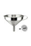 10cm Stainless Steel Funnel with Detachable Filter Strainer - Durable Kitchen Tool,BB3366 - 2