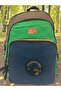 Quality Black Vintage Casual Printed Design Daily Outing School Backpack Revilla Bag 28X38Cm
