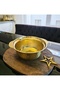 Gold Stainless Steel Mixing and Salad Bowl 25 cm Whisking Kneading Dough Storage Bowl - 3