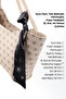 Monogram Printed Mink Shk240 Faux Leather Zippered Single Compartment Handbag, Arm Bag and Shoulder Bag with Scarf Gift - 6
