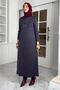 Öykü Çelik Knitted Sweater Dress Anthracite - 3