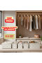 6-Piece Bow Drawer Cabinet Organizer Storage Box Shelf Set Baby Room Bathroom Organizer