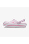 شبشب للأطفال باللون الوردي من Crocband Clog - 4