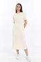 Women's Dress Casual Slit Detailed Short Sleeve Maxi - 2