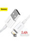 Baseus USB to Lightning Data Cable 1m - White - 4