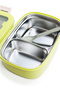 Stainless Steel Divider Bento Lunch Box|Tiffin Food Container with Spoon|BPA-Free,BB4062 - 4