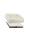 Lambswool 2 in 1 Cat Castle - Tan, Size - 40cm X 40cm X 32cm - 2
