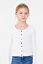 Girl's Blouse with Button Detail on the Front