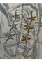 Star Gold and Silver Detailed Women's Waist Chain Waist Belt, Dress Belt, Skirt Belt, Trouser Belt