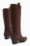 Frida Brown Suede Western Women's Boots - 5