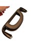 25 cm Faux Leather Copper Color Hidden Purse Wallet New Model - 4