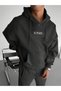 Men's Roses Roses Printed 3 Thread Hoodie Sweatshirt - 3