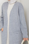 Women's Steel Mesh Pocket Long Knit Cardigan - 6