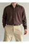 Old Money High Quality Modal Fabric Shirt Brown - 4