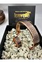 Raw Pure Copper Magnetically Armored Cevşen Copper Necklace-Bracelet-Ring Set-In Gift Box - 2