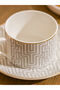 Hilfa New Season Patterned Porcelain Coffee Cup Set 216 ml - 3