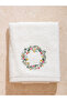 Esvab • Modern & Distinctive Kokina Embroidered Cotton Face Towel 50X80 cm - 4