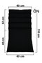Orthopedic Sitting and Backrest Cushion – Black |   Washable, Comfortable and Ergonomic Design - 3