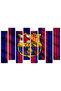 لوحه جداريه - نادي برشلونه - FC0001 - مقسمه ثمانية قطع