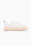 Lina Genuine Leather White Women's Sneaker Shoes - 2