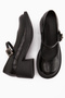 Mirka Black Banded Women's Loafer Shoes - 4