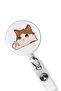 Crying Cat Patterned Drop Print Yoyo – Card Strap & Transparent Card Holder Set |   Office, Hospital, School - 2