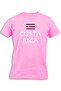 COSTA RICA WITH FLAG