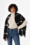 Women's Soft Textured Stylish Plaid Scarf
