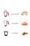 3-in-1 Mixer Grinder | Powerful Motor with Stainless Steel Jars | Multi-Purpose Appliance for - 4