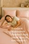 Premium Natural Cotton Satin Duvet Cover Set Powder–200X220 Double Size - Hypoallergenic, Silky - 7