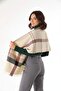 Women's Soft Textured Stylish Plaid Scarf - 3