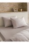 Premium Natural Cotton Satin Duvet Cover Set Gray Stone –200X220 Double Size - Hypoallergenic, Silky - 3