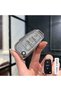 Audi Compatible A1, A3, A4, A5, A6, A7, Q3, Q5, Q7, Q8, Tt, S3, S4, S6, Rs, Diamond Pattern Tpu Key Case Cover (White)