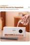 Ultrasonic Fireplace Air Humidifier with Clock Alarm Display 260ml Stone Aroma Diffuser Steam Machine - 7