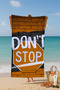 منشفة شاطئ قطنية من DONT STOP YAZILI – تصميم منقوش – 75x150 سم - 3