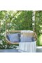 Indoor swings Balcony hanging double rattan hanging basket chair indoor swing sitting and lying two - 4